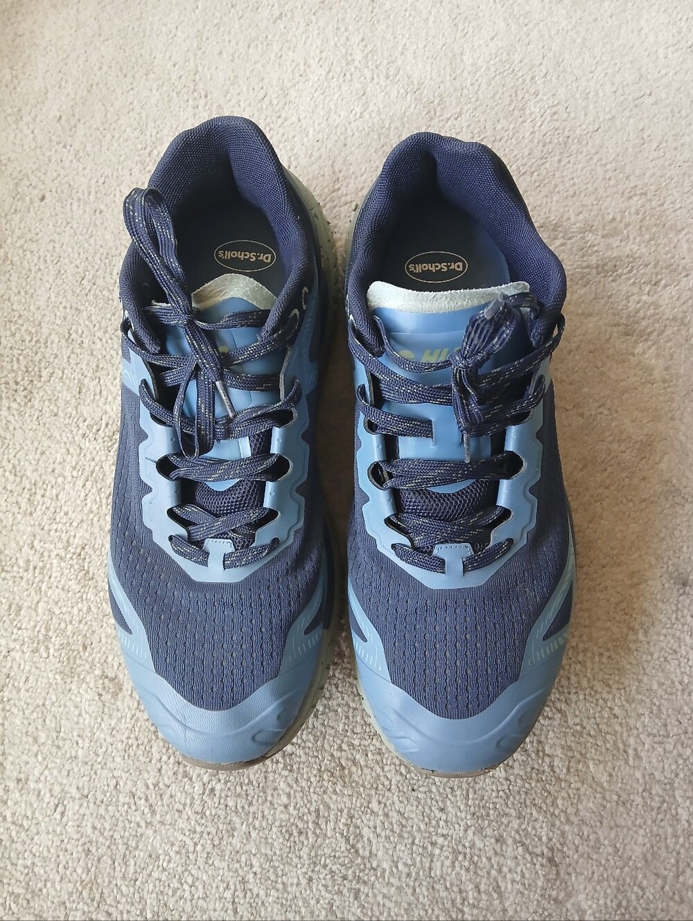 Hi-Tec Men's Trail Shoes Navy and Light Blue, Size 12